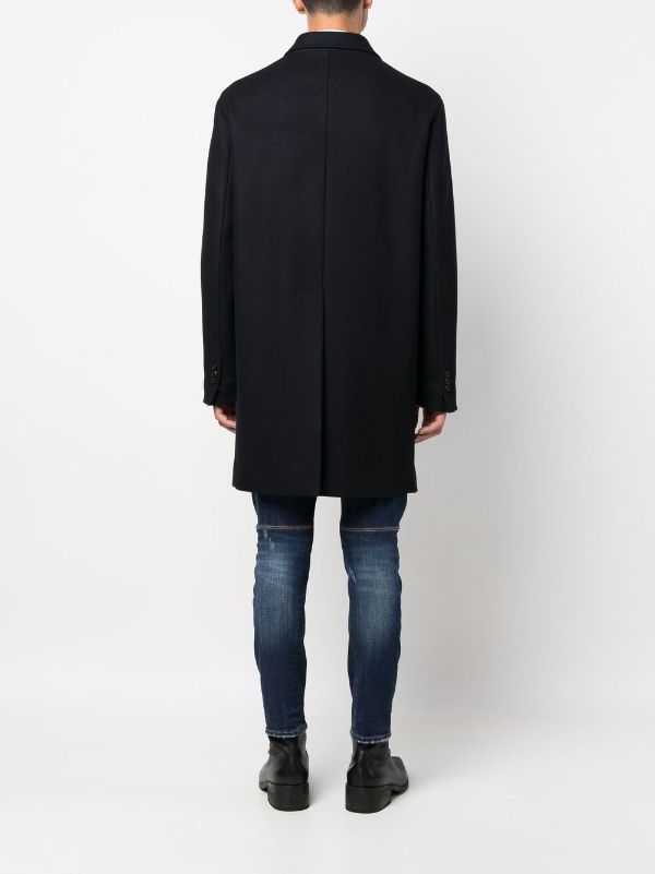 Dsquared2 single-breasted wool-blend Coat - Farfetch