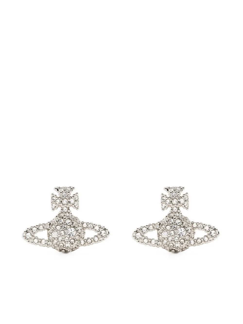 

Vivienne Westwood Grace Bas Relief stud earrings - Silver