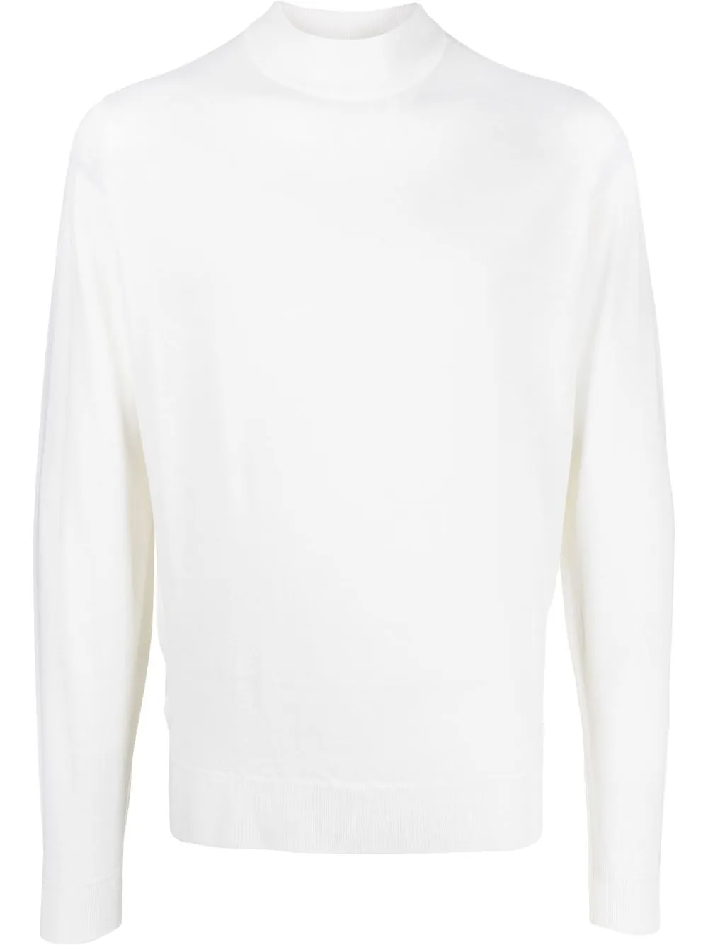 

John Smedley mock-neck sweater - White