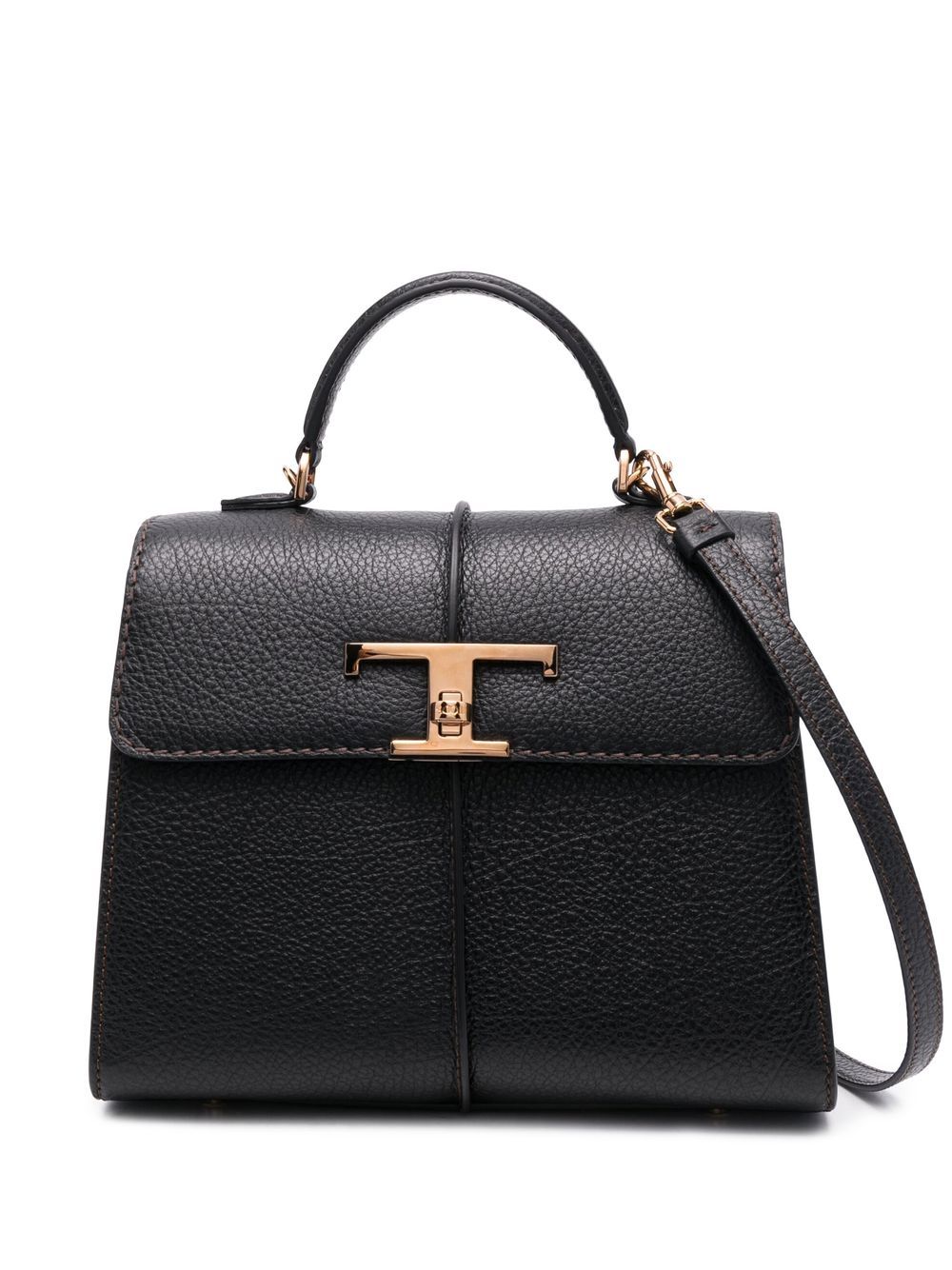 Tod's Logo-plaque Tote Bag In Schwarz | ModeSens