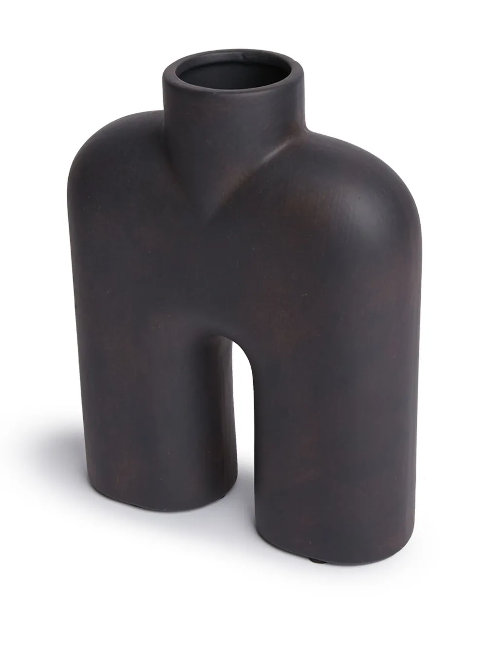 Shop 101 Copenhagen Cobra Tall Mini Vase (23cm) In Braun