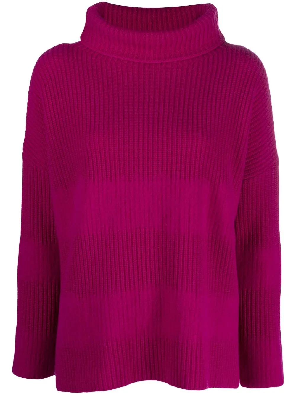 

PierAntonioGaspari funnel-neck ribbed-knit jumper - Purple