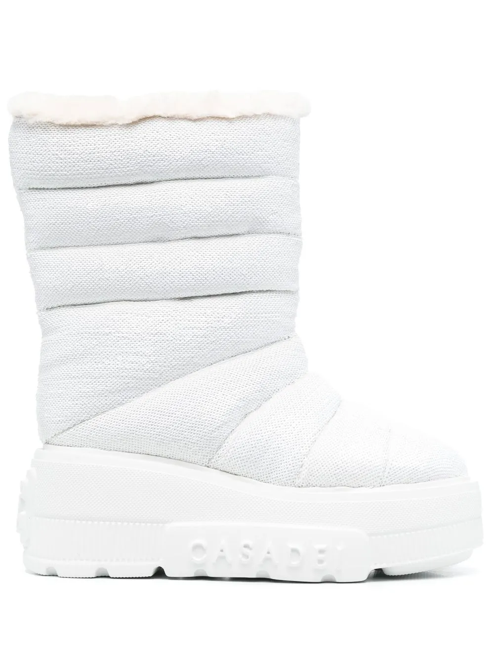 

Casadei Nexus Mermaid sequin-embellished padded snow boots - White