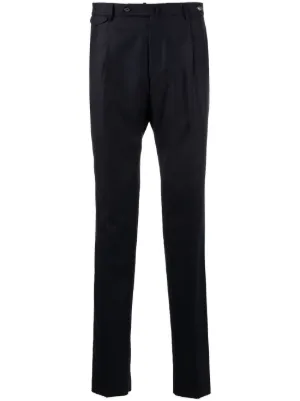 Giorgio Armani straight-leg Trousers | Blue | FARFETCH CA