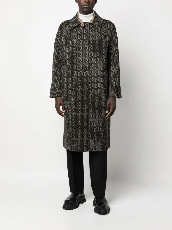 FENDI Belted Wool Coat | Brown | FARFETCH JO FENDI Belted Wool Coat | Brown | FARFETCH JO
