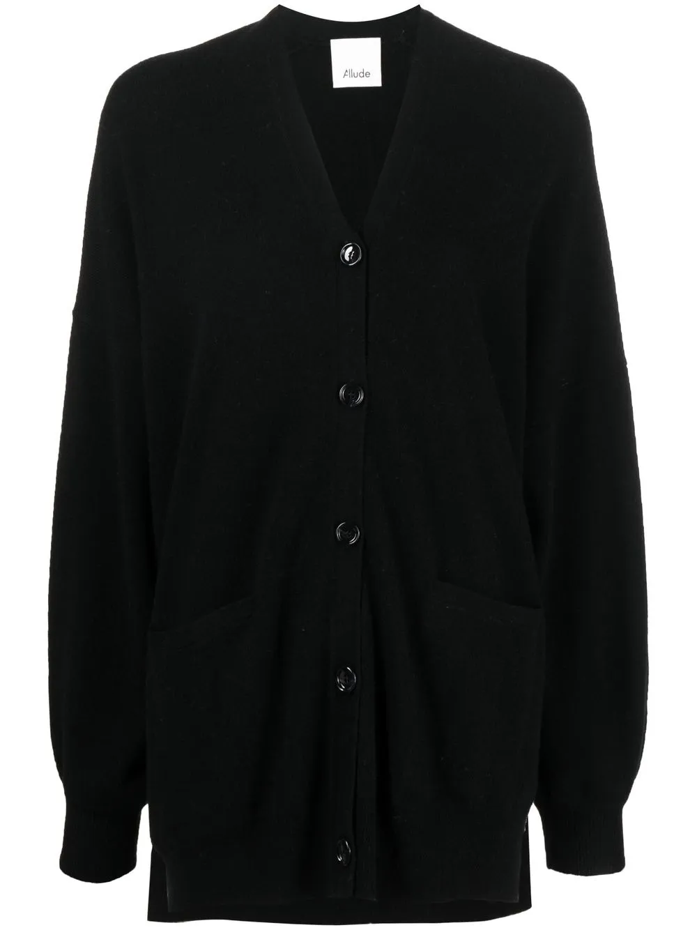 

Allude cárdigan oversize con cuello en V - Negro