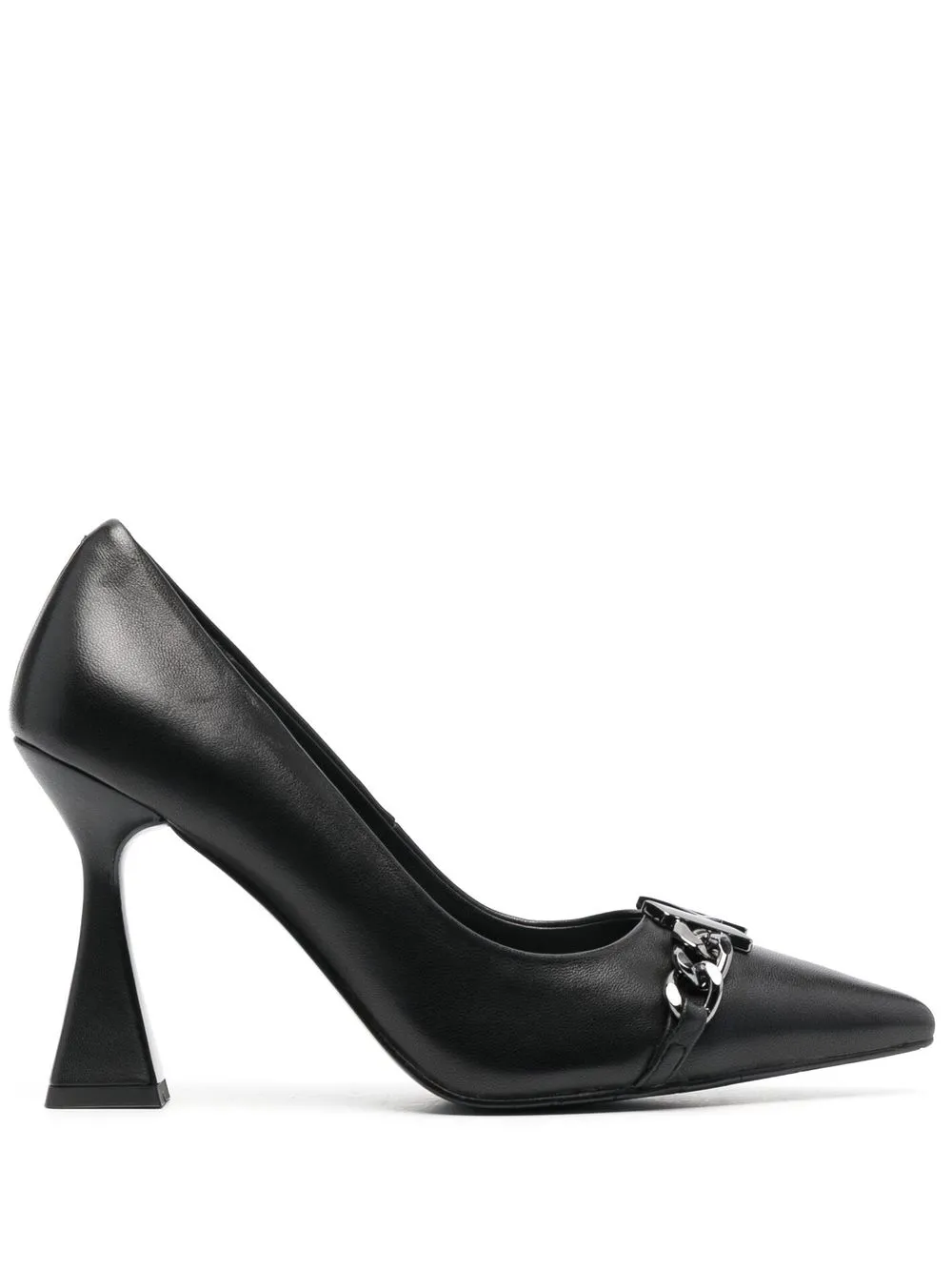 

Karl Lagerfeld chain-link detail pumps - Black
