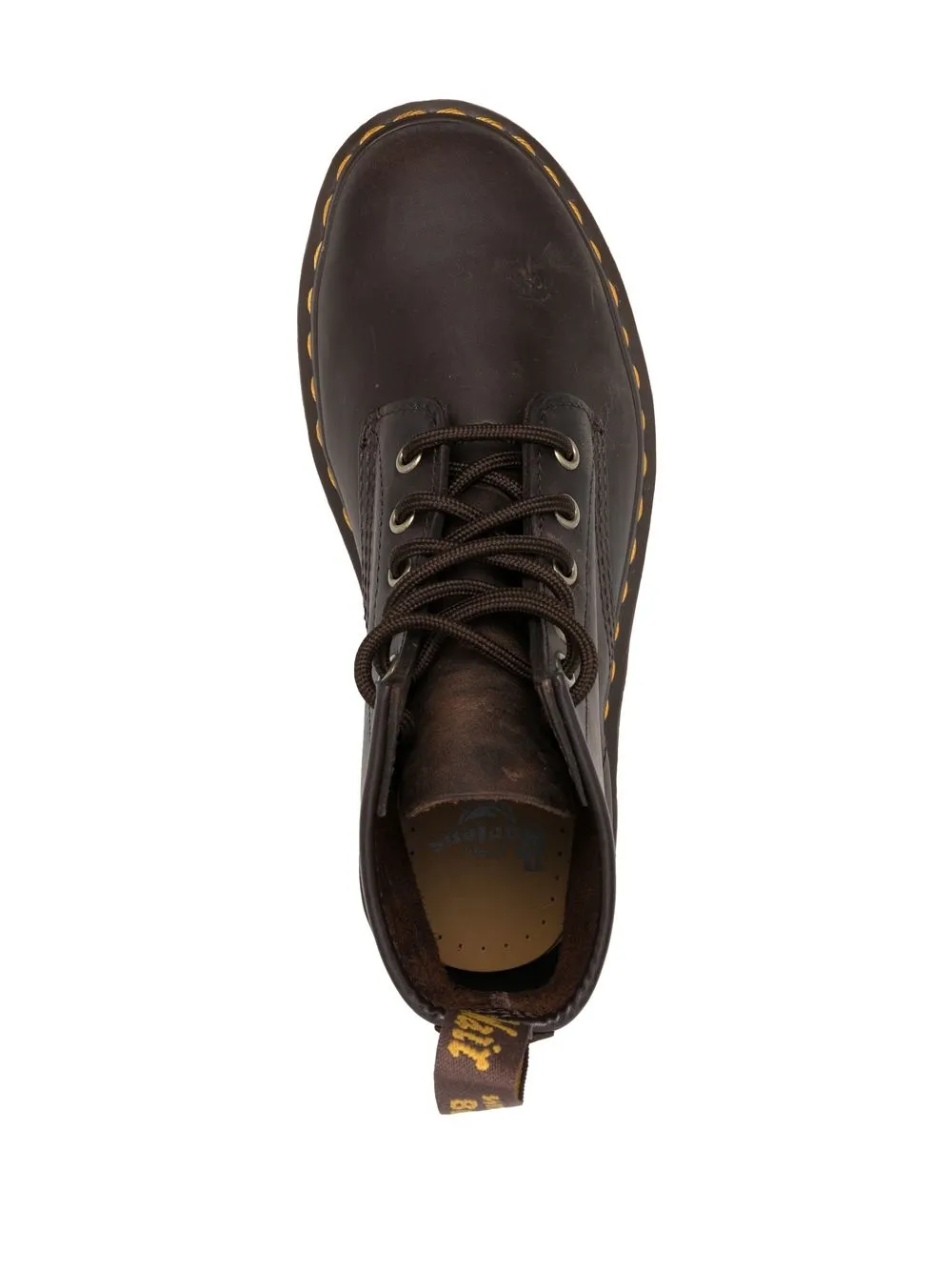 Dr. Martens' 1460 Pascal Lace-up Leather Boots In Braun