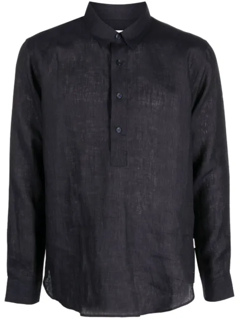 Orlebar Brown long-sleeve linen shirt