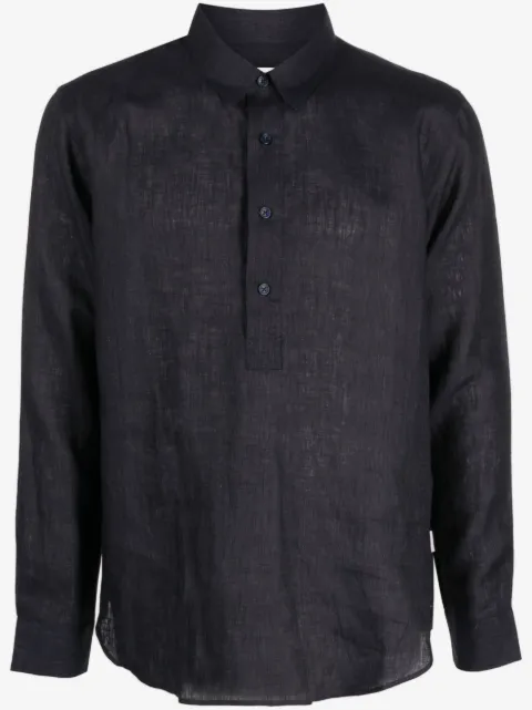 Orlebar Brown long-sleeve linen shirt