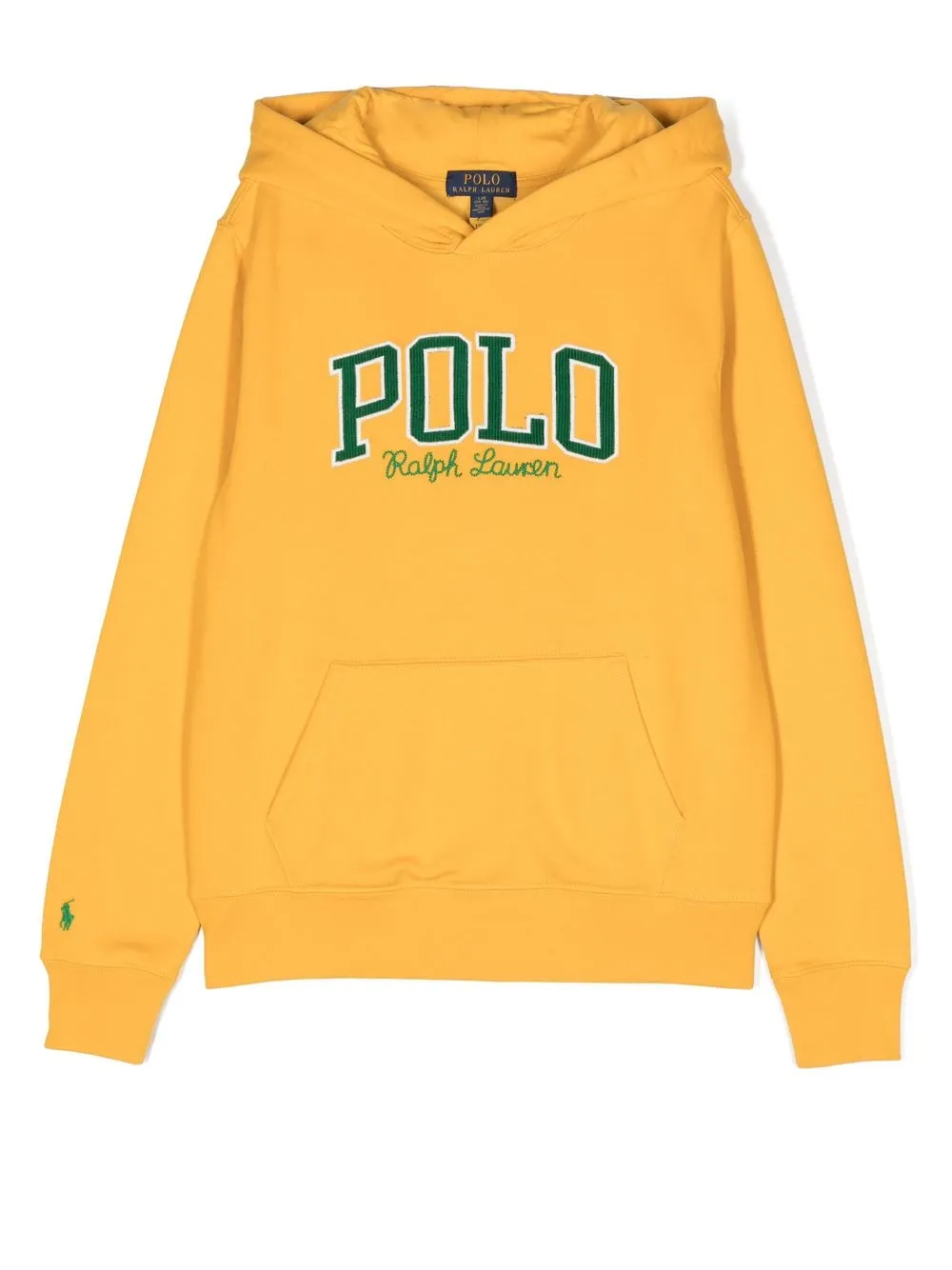 

Ralph Lauren Kids hoodie con logo bordado - Amarillo