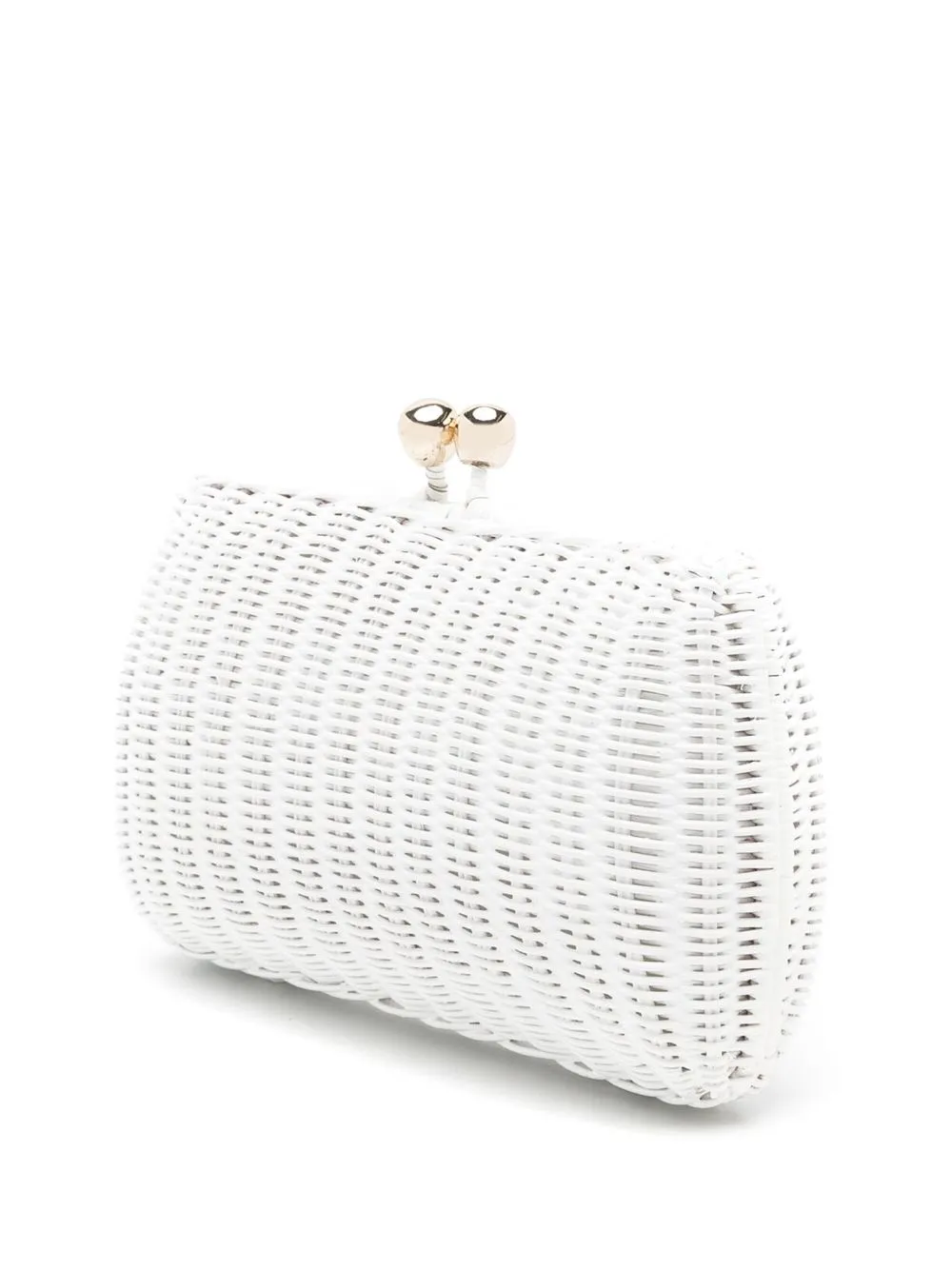 SERPUI Farah Wicker Clutch Bag Farfetch