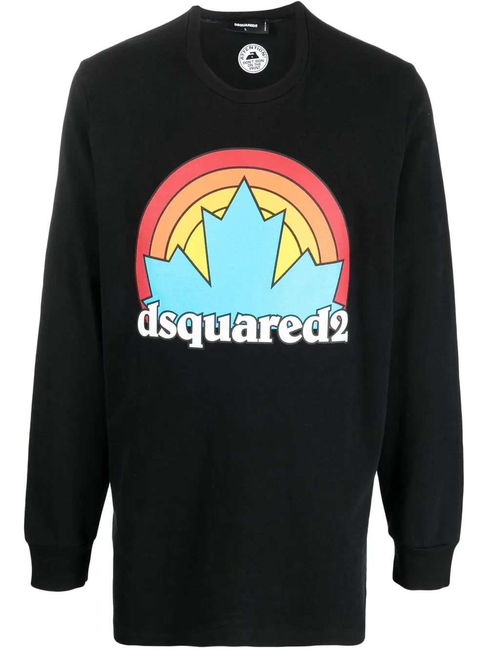 

Dsquared2 suéter con logo estampado - Negro