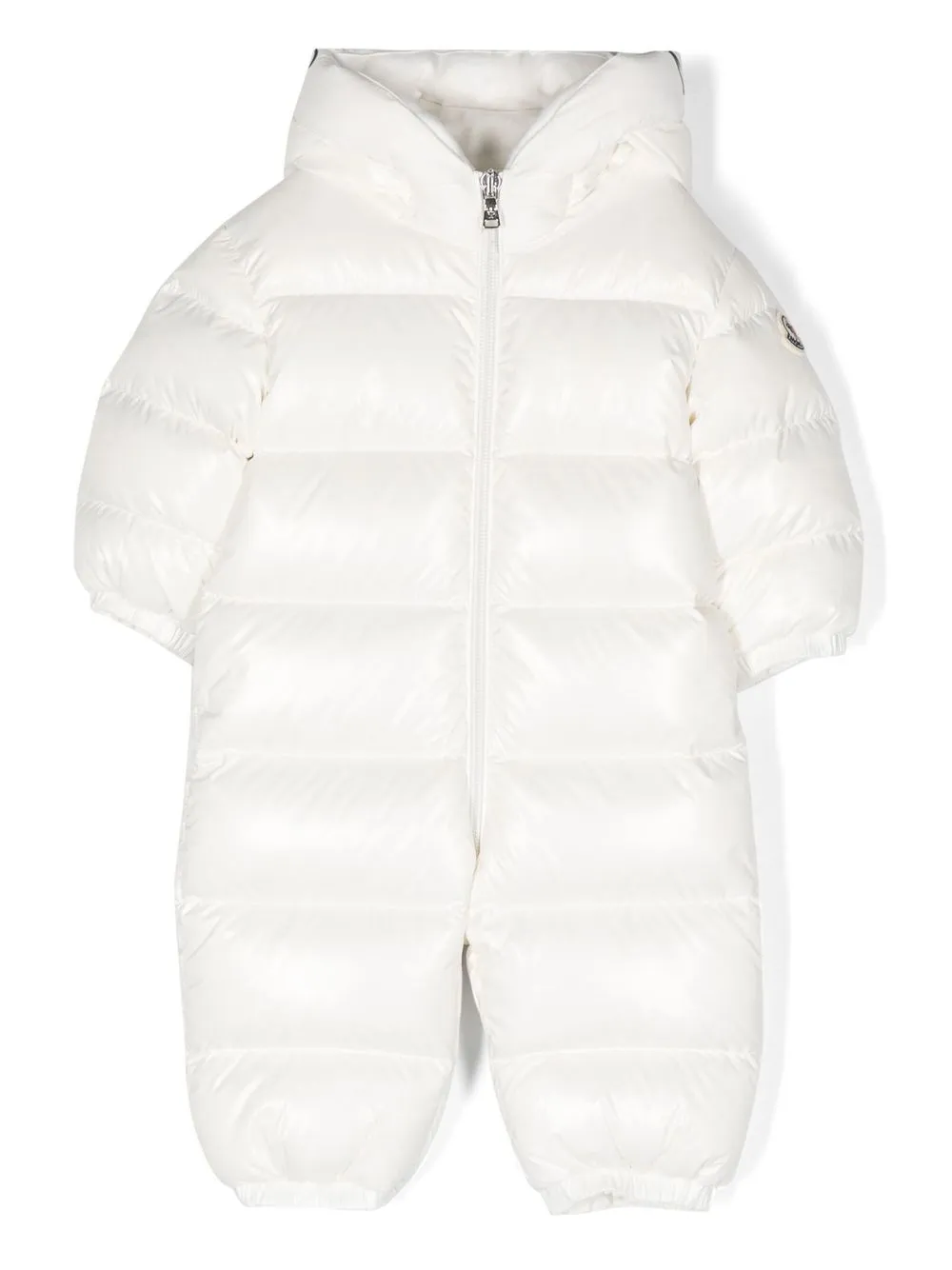 

Moncler Enfant traje para nieve capitonado - Blanco