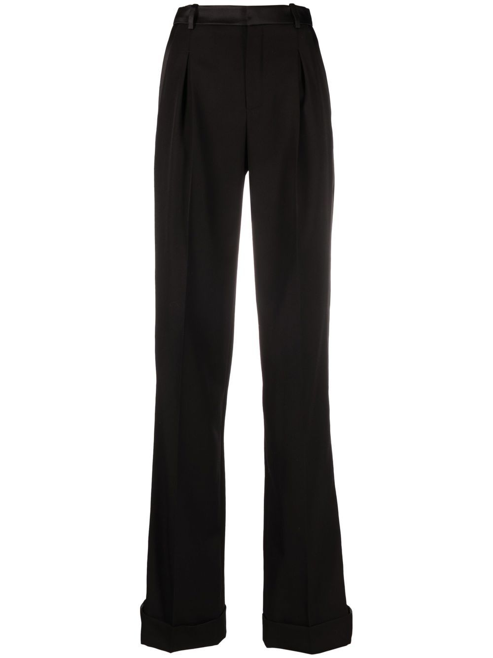 Saint Laurent high-waist tailored trousers - Black