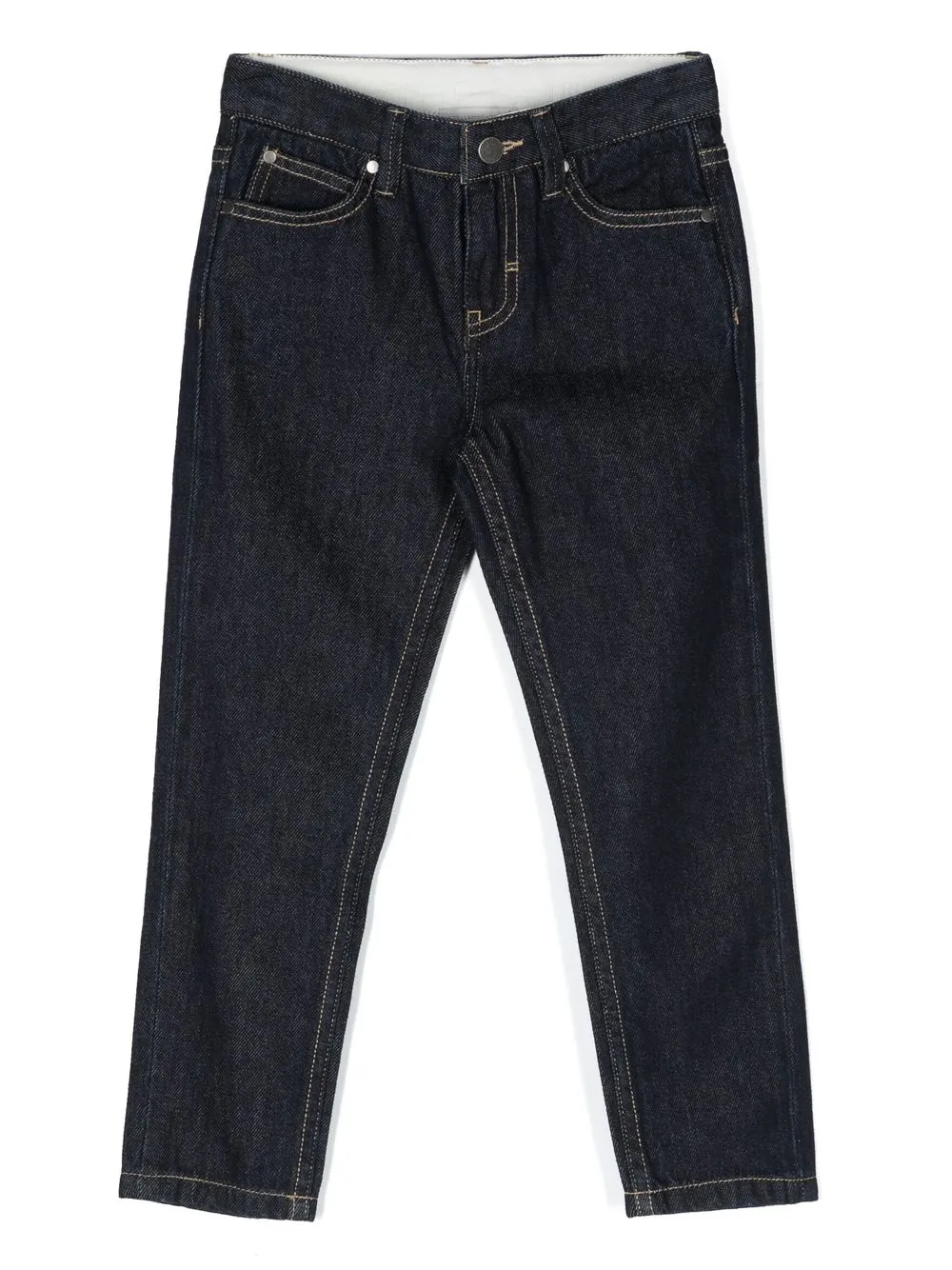 

Stella McCartney Kids mid-rise straight-leg jeans - Blue