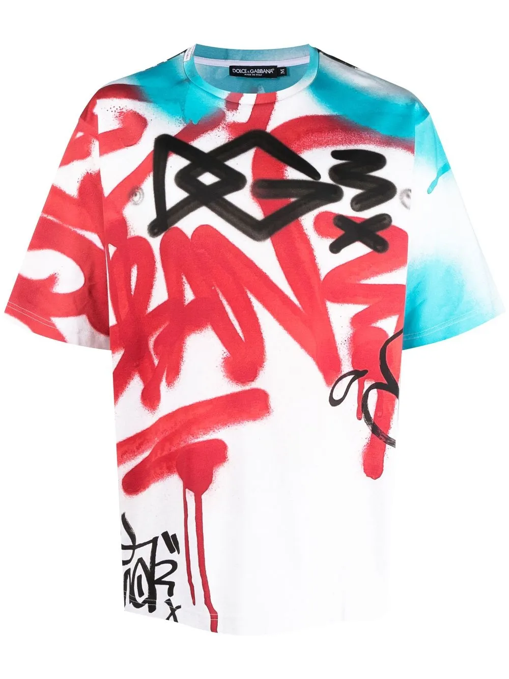 

Dolce & Gabbana graphic-print T-shirt - Blue