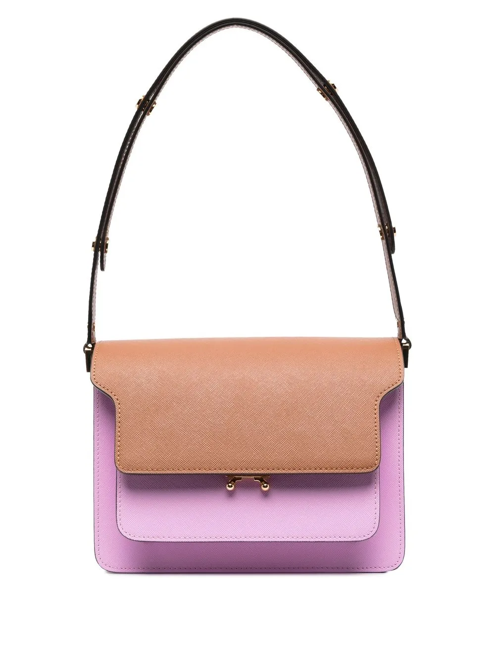 

Marni tote con diseño color block - Marrón