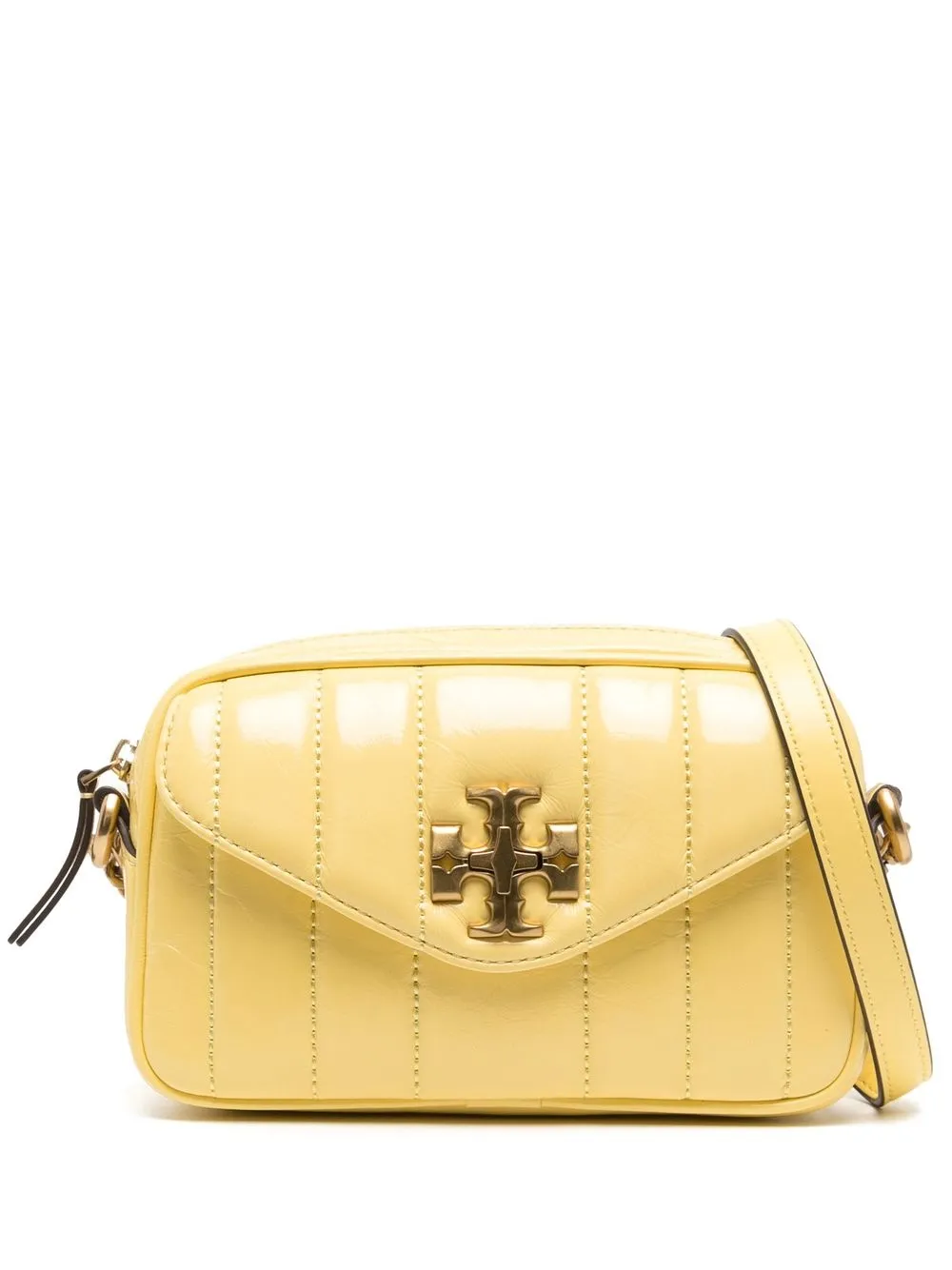 

Tory Burch logo-plaque leather crossbody bag - Yellow