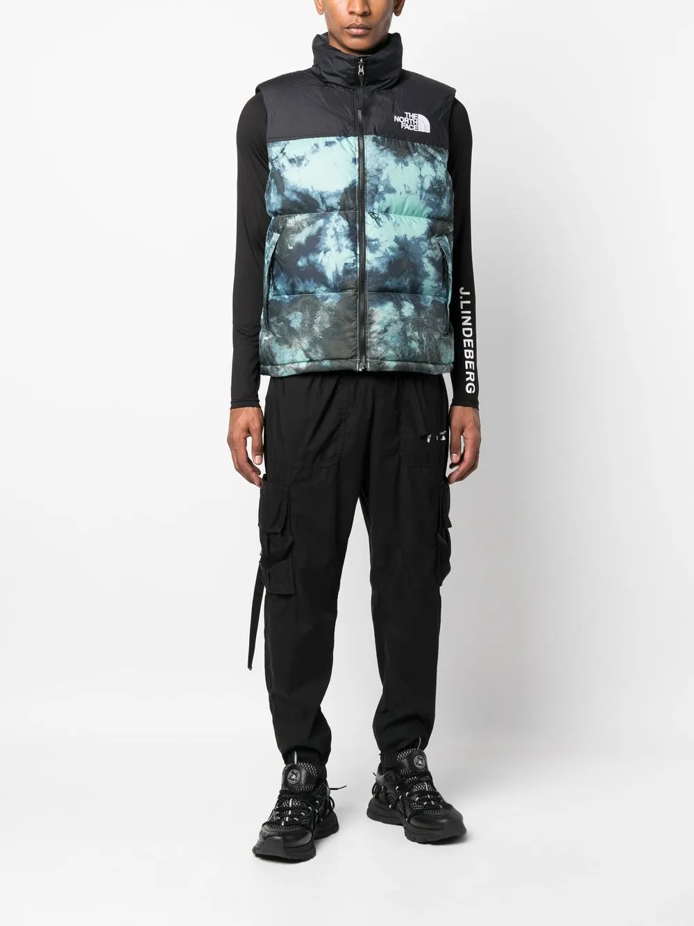 north face tie dye backpack