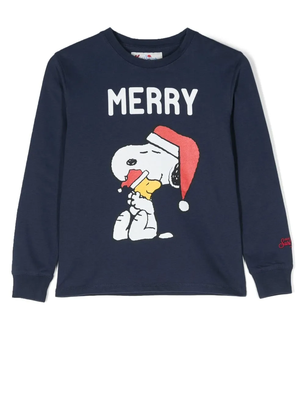 

MC2 Saint Barth Kids sudadera Xmas Snoopy Hug - Azul