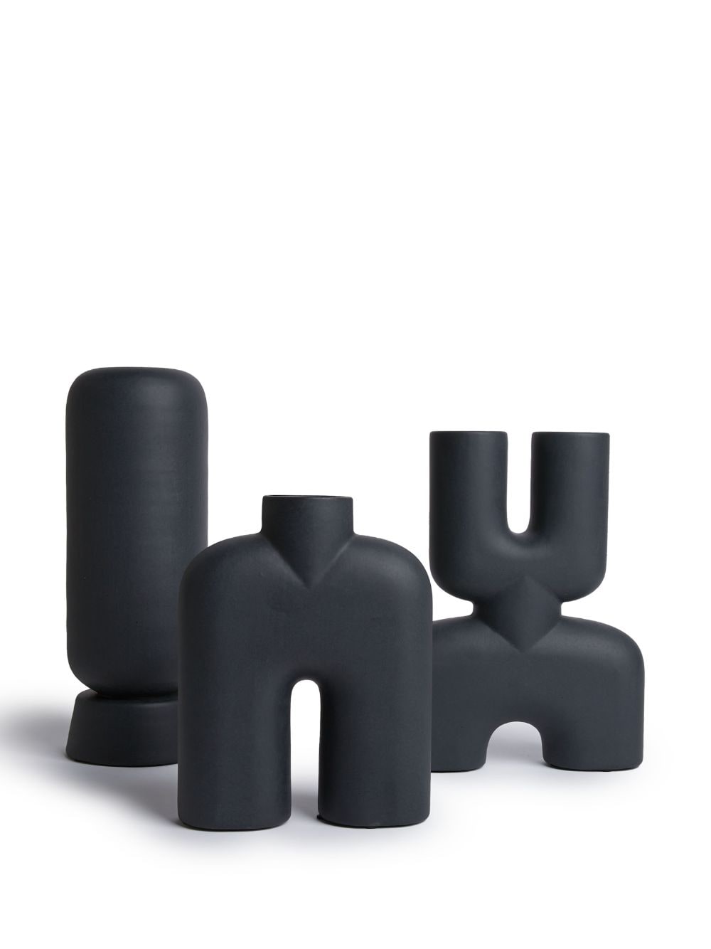 Shop 101 Copenhagen Cobra Tall Mini Decorative Vase (230mm) In Black