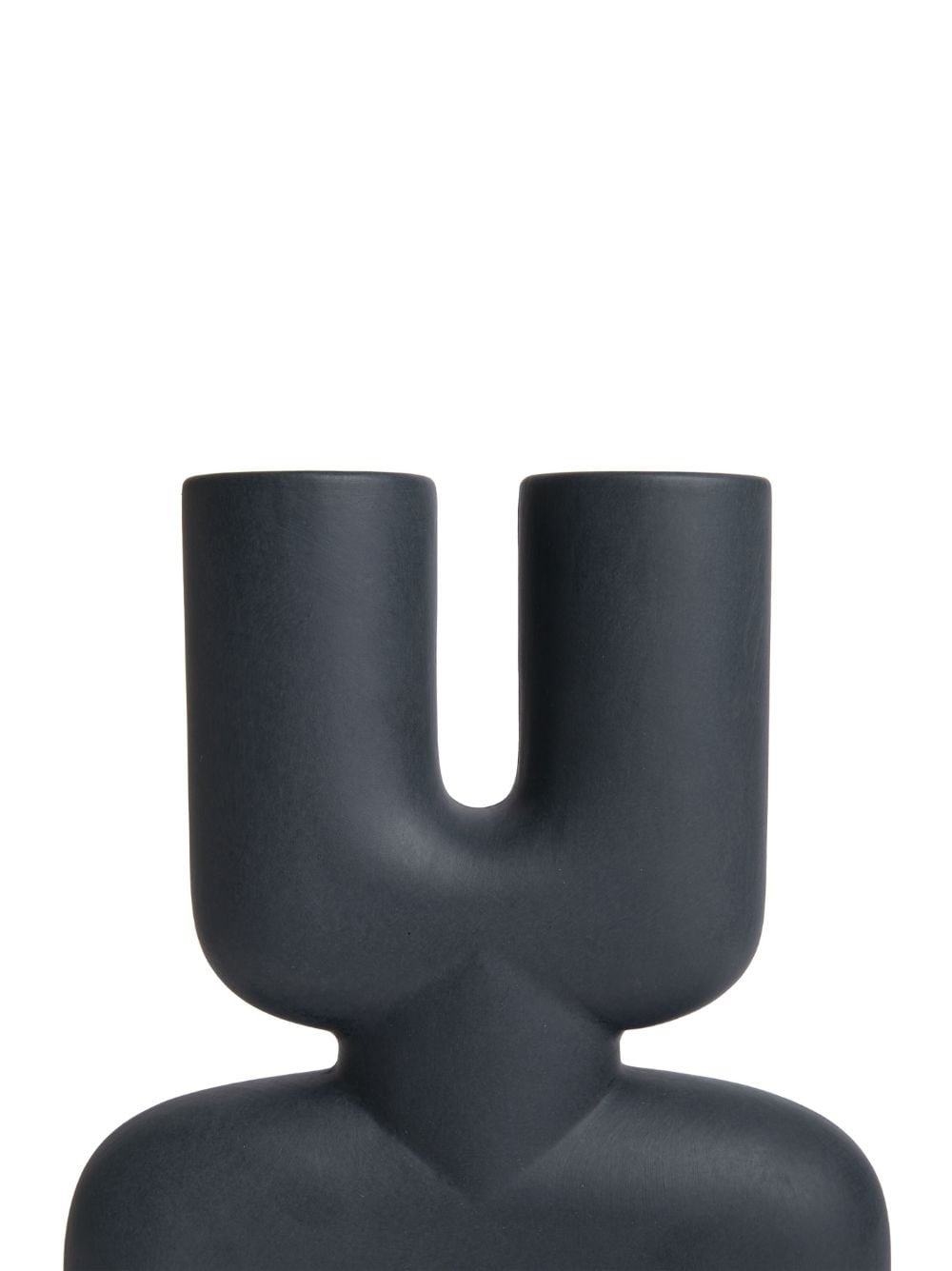 Shop 101 Copenhagen Cobra Double Mini Decorative Vase (280mm) In Black