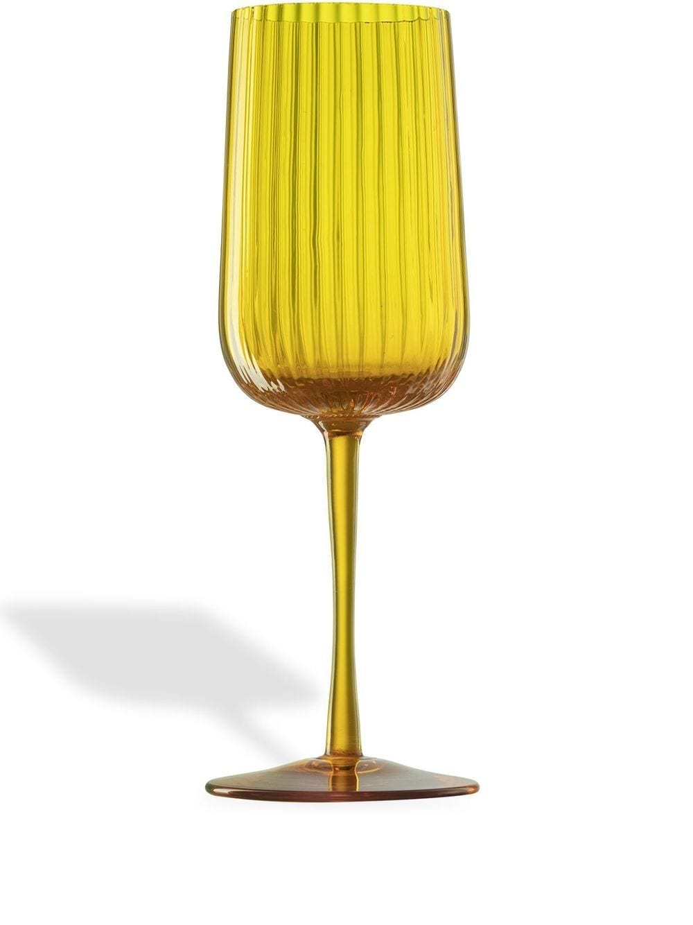 Nasonmoretti Gigolo White Wine Glass In Yellow