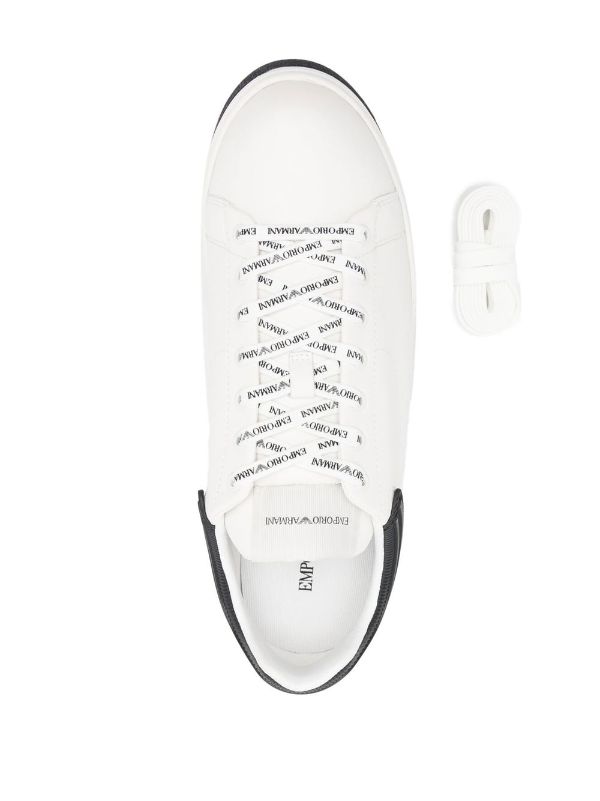 Emporio Armani lace-up low-top Sneakers - Farfetch