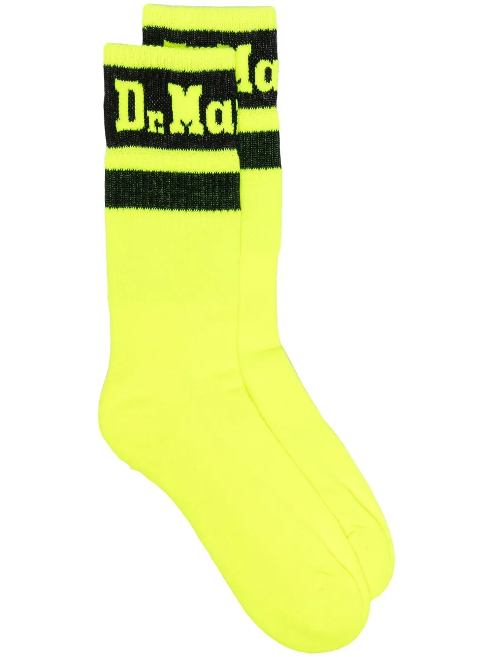 

Dr. Martens Athletic intarsia knit logo socks - Yellow