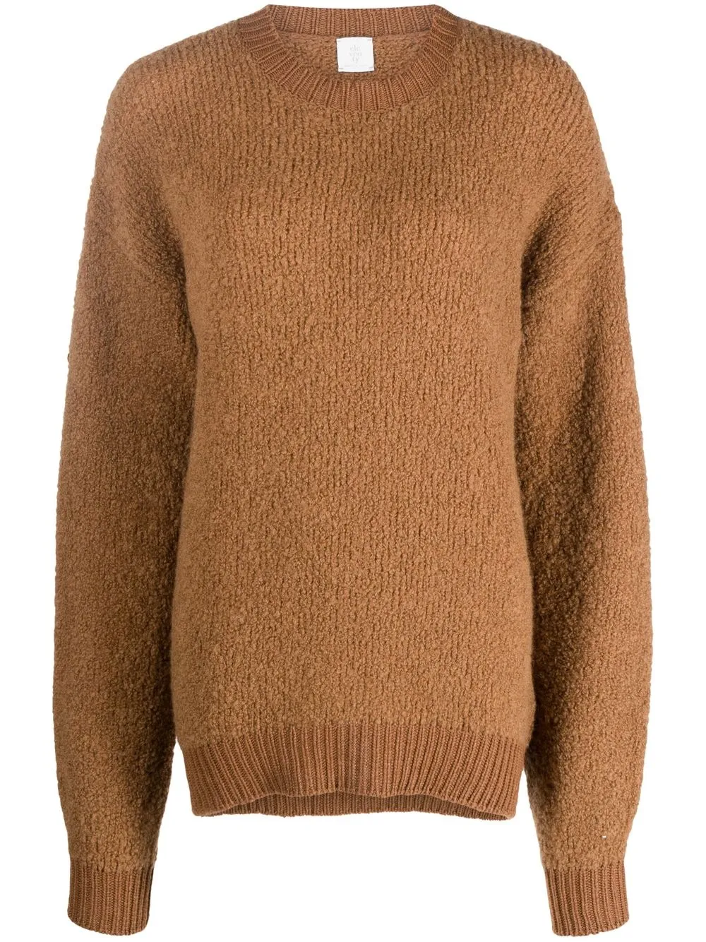 Eleventy suéter tejido oversize - Marrón