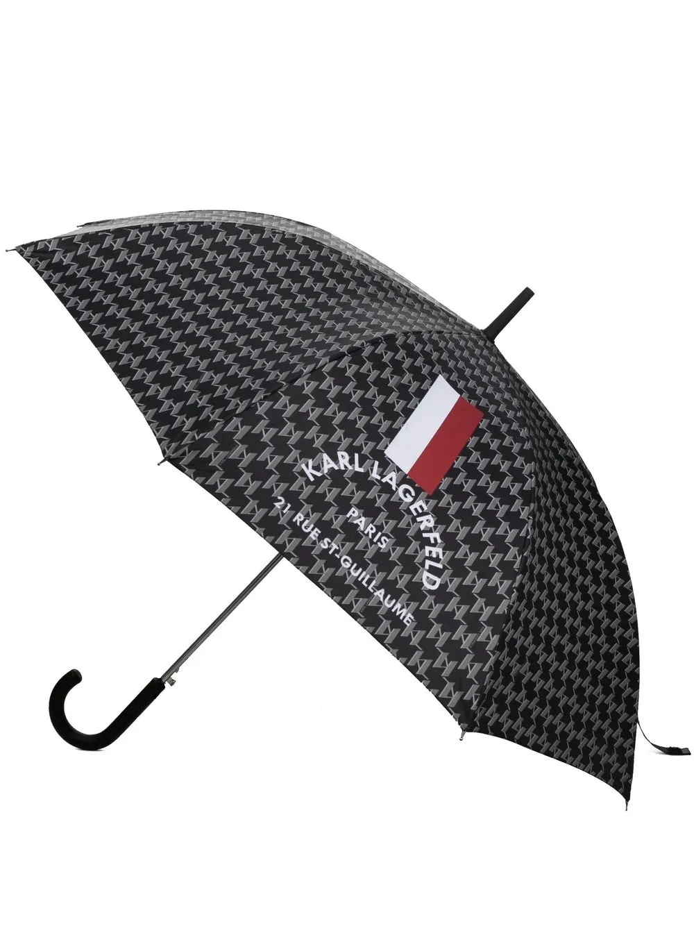 

Karl Lagerfeld logo-print umbrella - Black