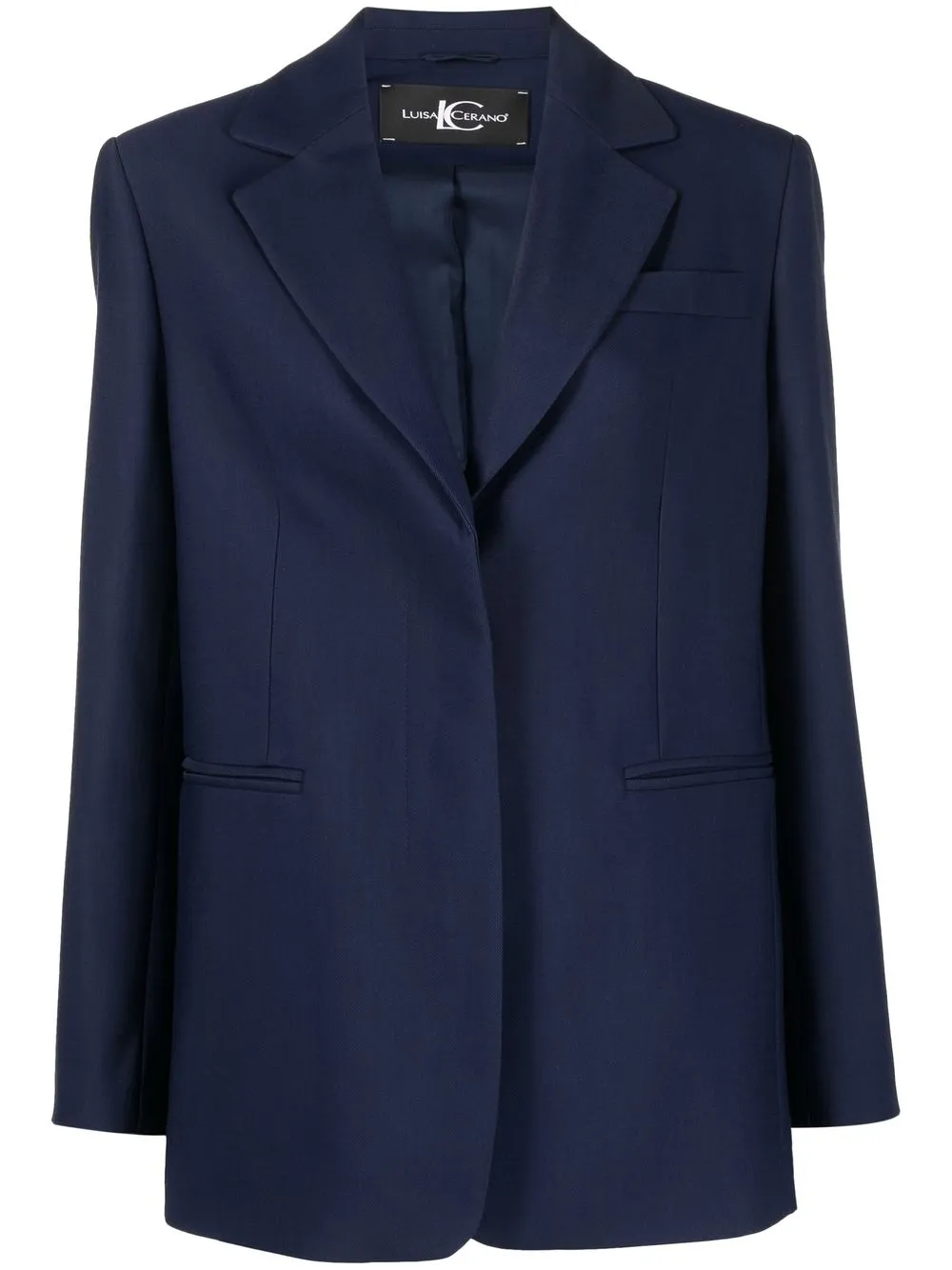 

Luisa Cerano single-breasted tailored blazer - Blue