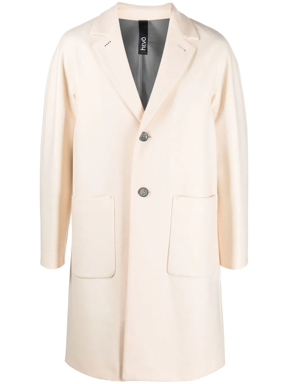 

Hevo Conversano single-breasted coat - Neutrals