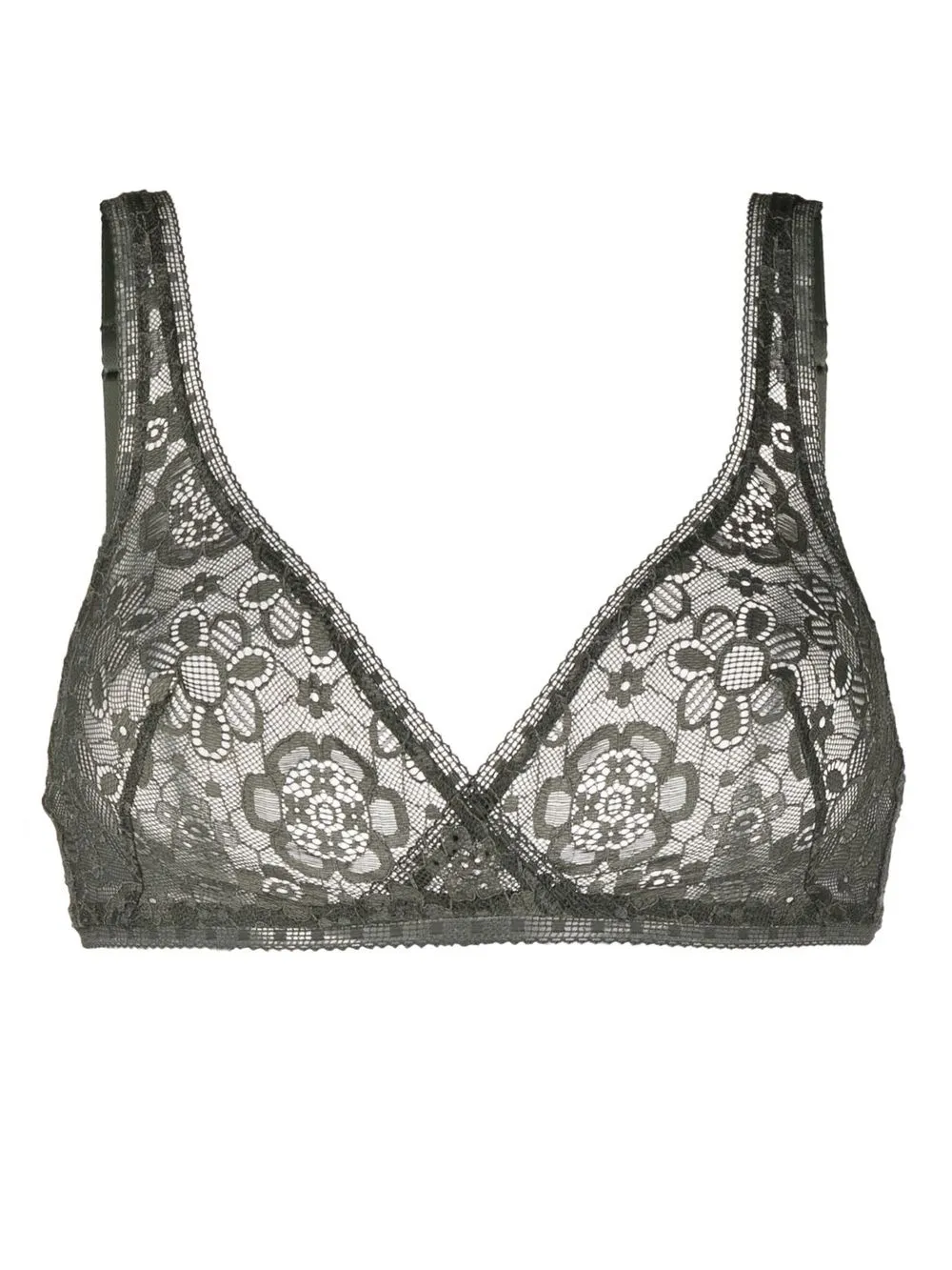 

ERES lace-trim bra - Green