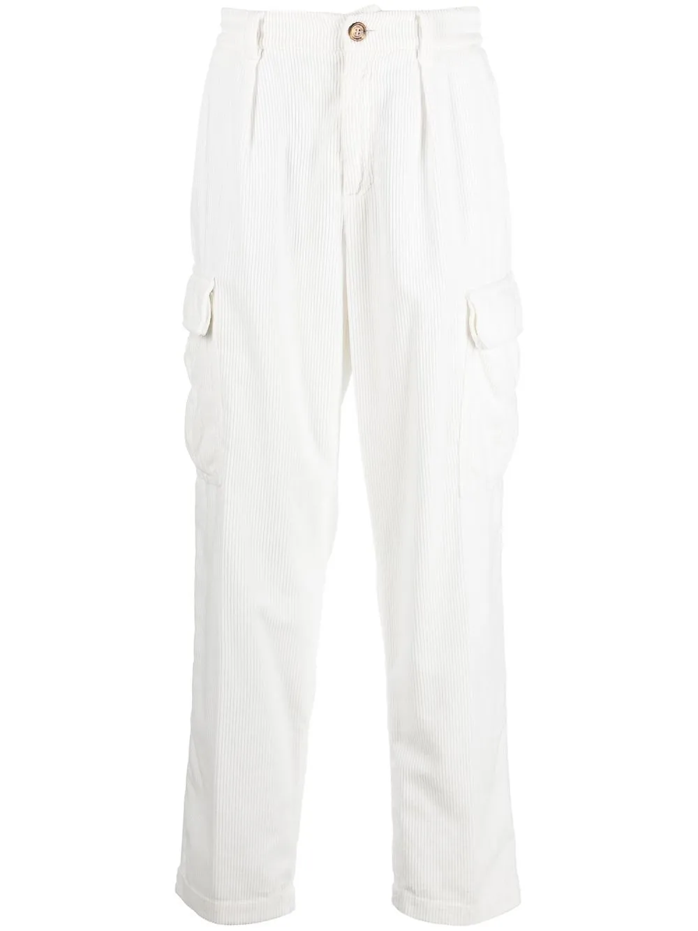 

Brunello Cucinelli pantalones cargo de pana - Blanco