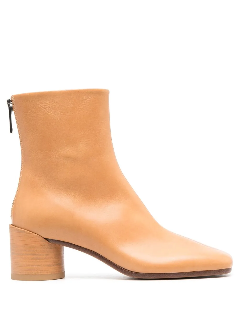 square-toe ankle boots