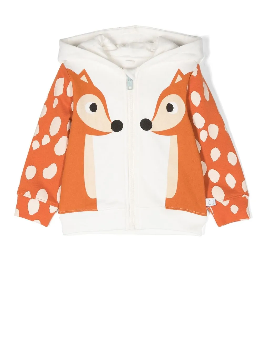 

Stella McCartney Kids hoodie con zorro estampado - Blanco