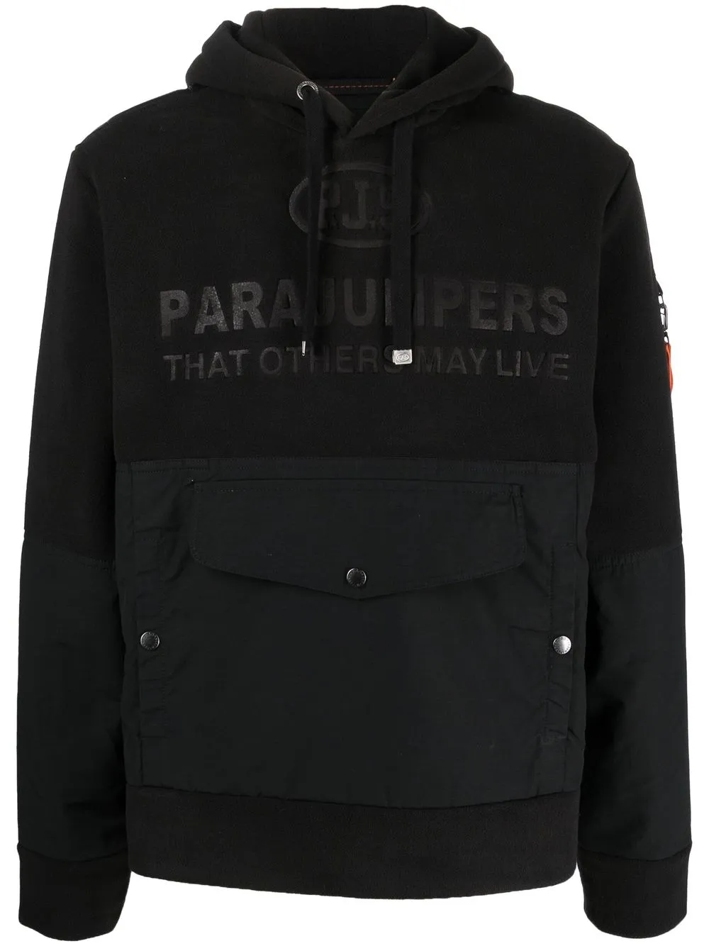 

Parajumpers hoodie Ozark con cordones - Negro