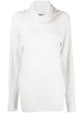 Malo roll-neck cashmere jumper - White