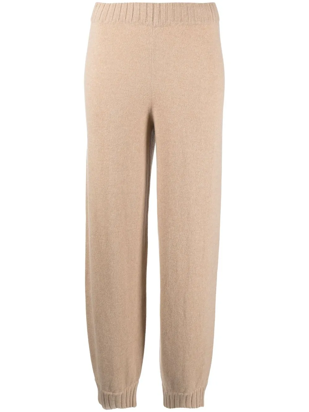 

Malo ribbed-trim cashmere track pants - Neutrals