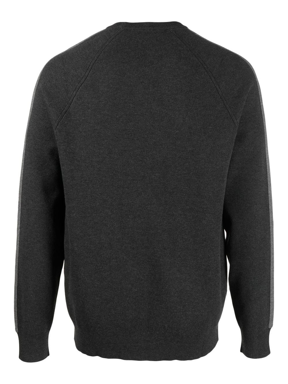 Shop Michael Kors Logo-print Crew Neck Sweatshirt In Grey