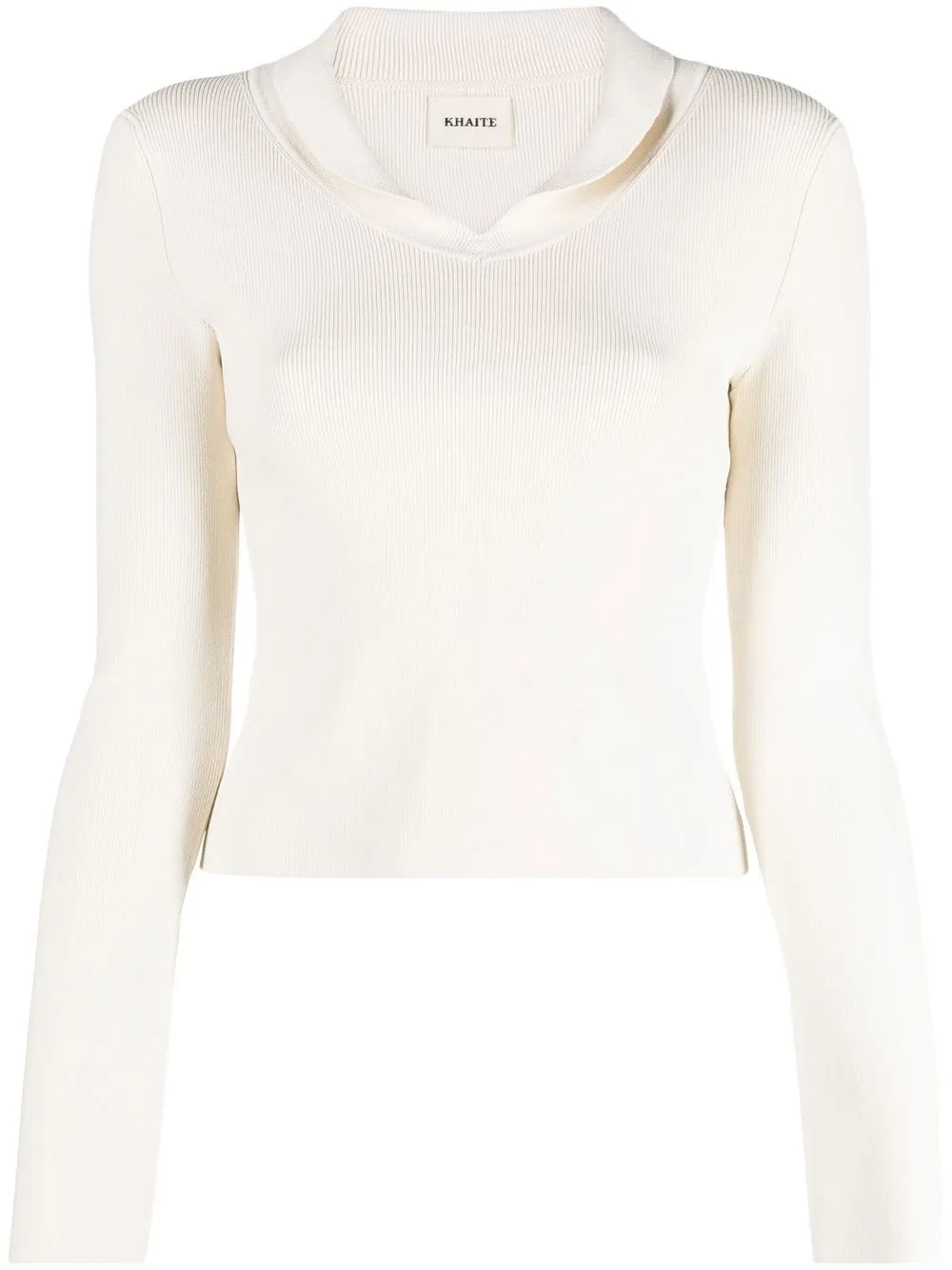 

KHAITE long-sleeve jumper - Neutrals