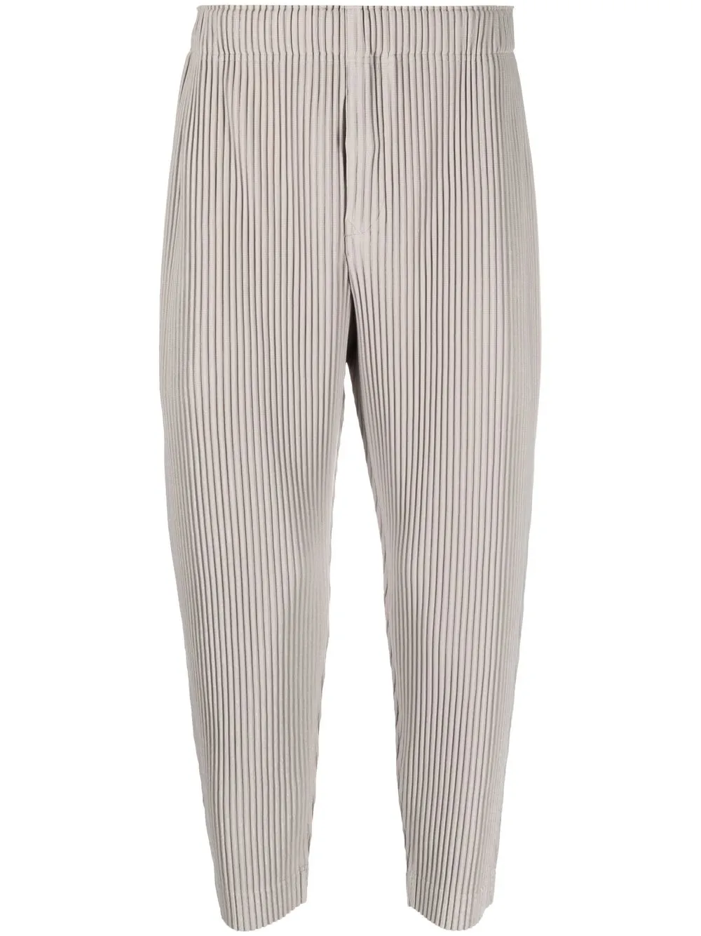 

Homme Plissé Issey Miyake pleated cropped trousers - Neutrals