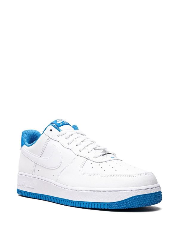 Nike Air Force 1 '07 White/Light Photo Blue Sneakers - Farfetch