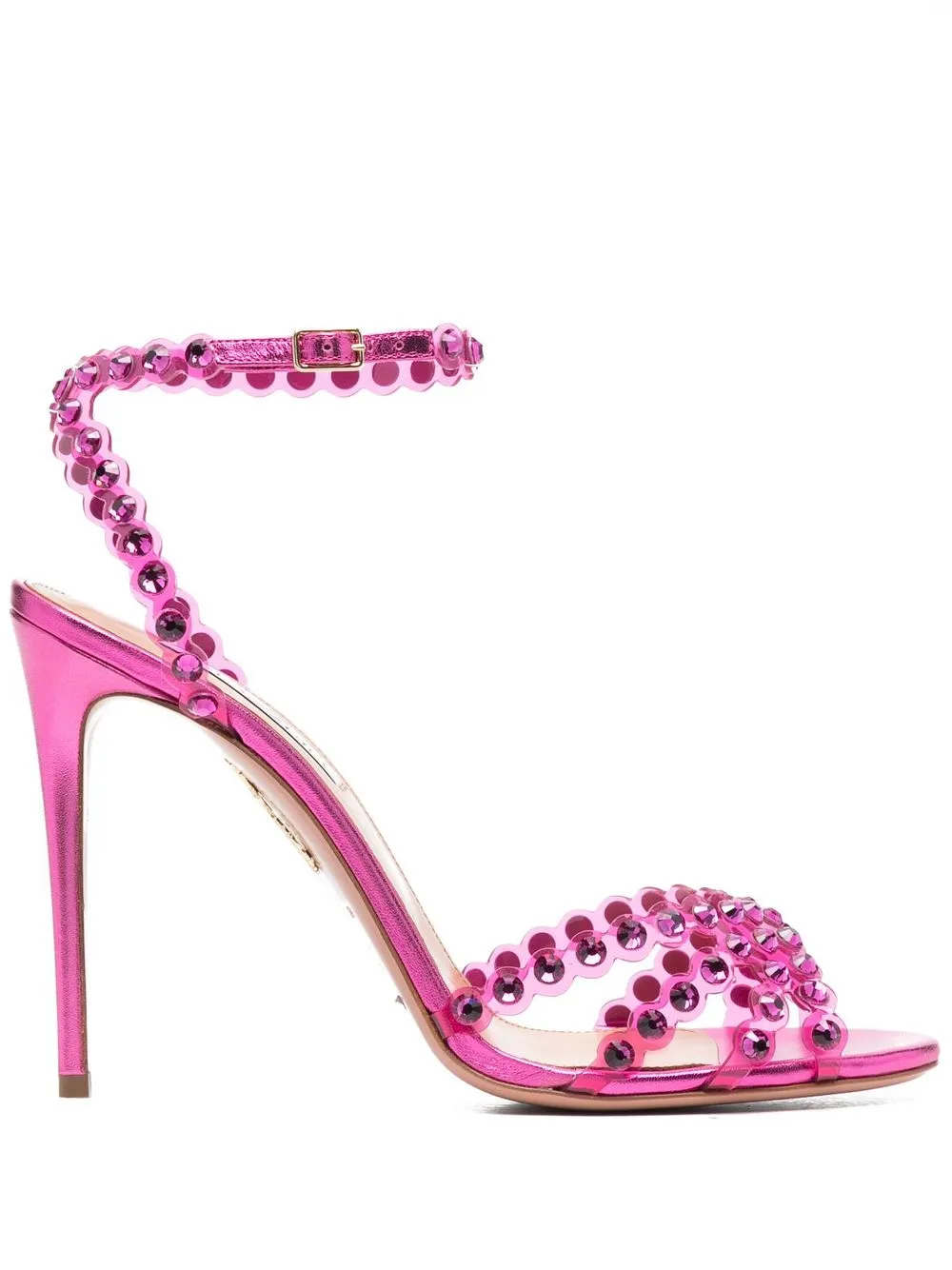 

Aquazzura studded open-toe sandals - FRA FRAMBOISE