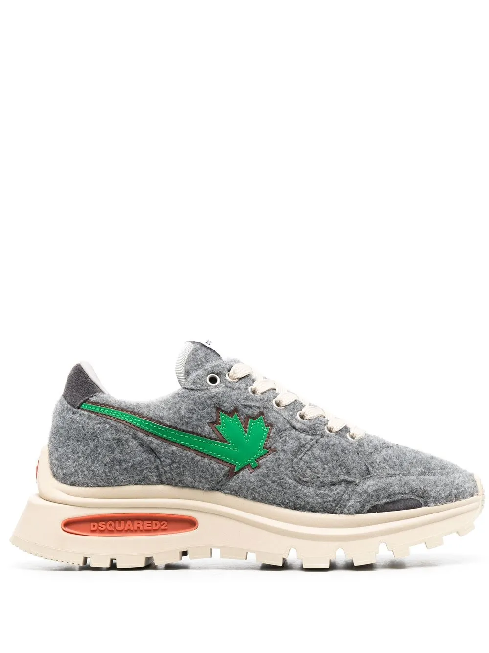 

Dsquared2 tenis bajos con agujetas - Gris