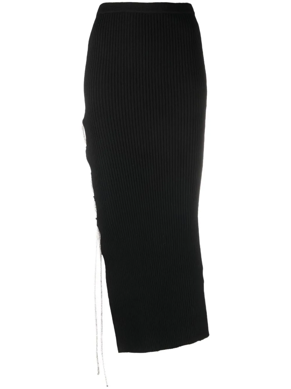 

Giuseppe Di Morabito embellished-drawstring midi skirt - Negro