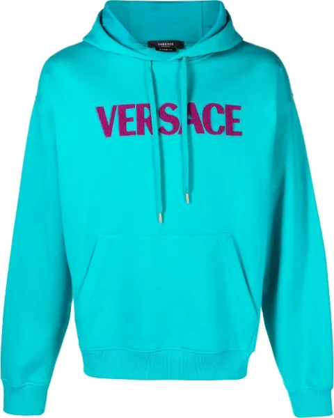 Versace hoodie con logo estampado