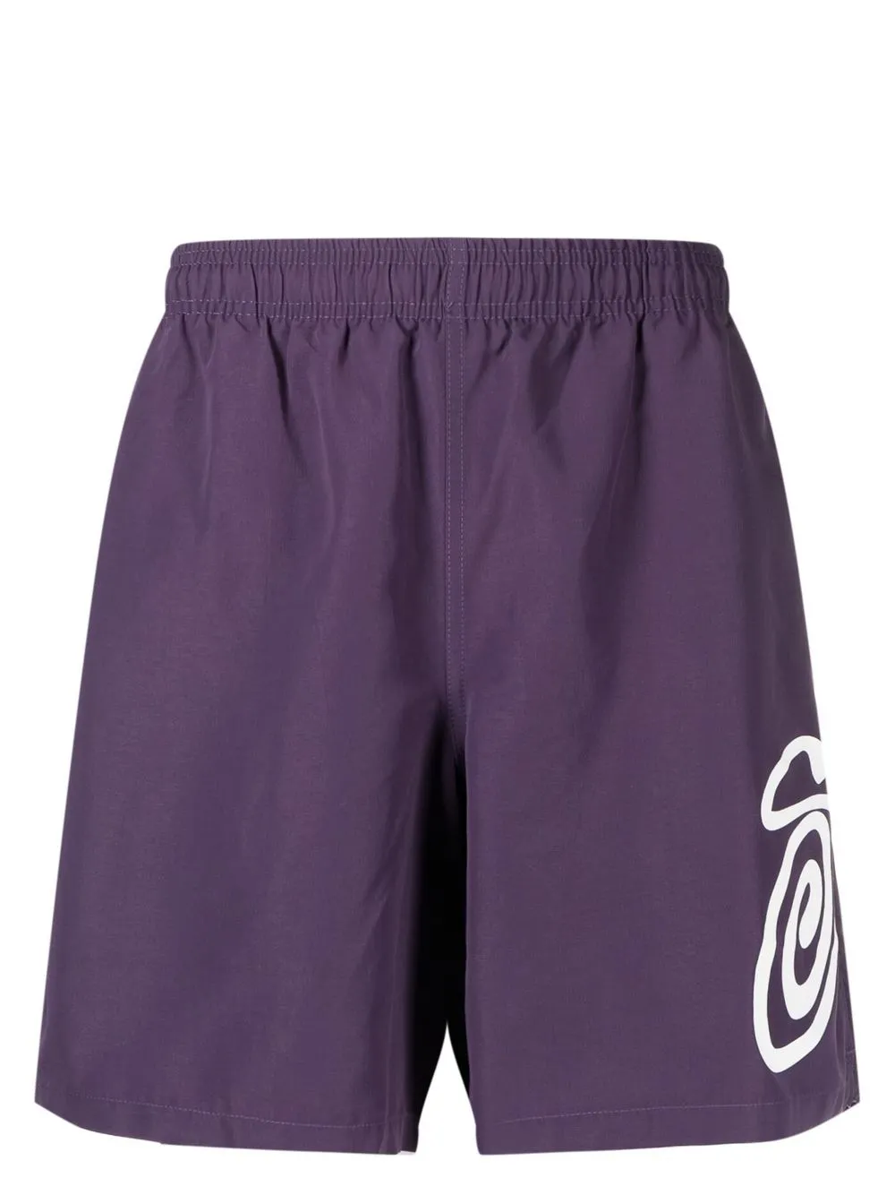 

Stüssy shorts deportivos con logo estampado - Morado